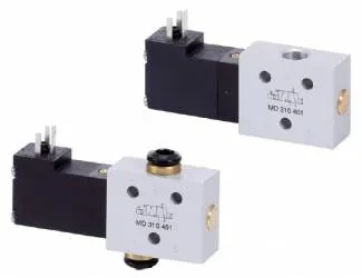 Distribuitoare 3/2 cu actionare electrica